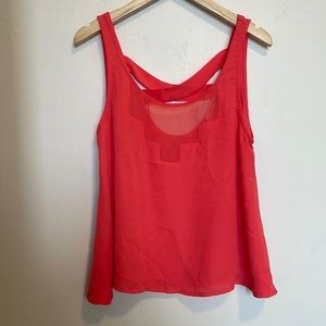 Red dressy tank